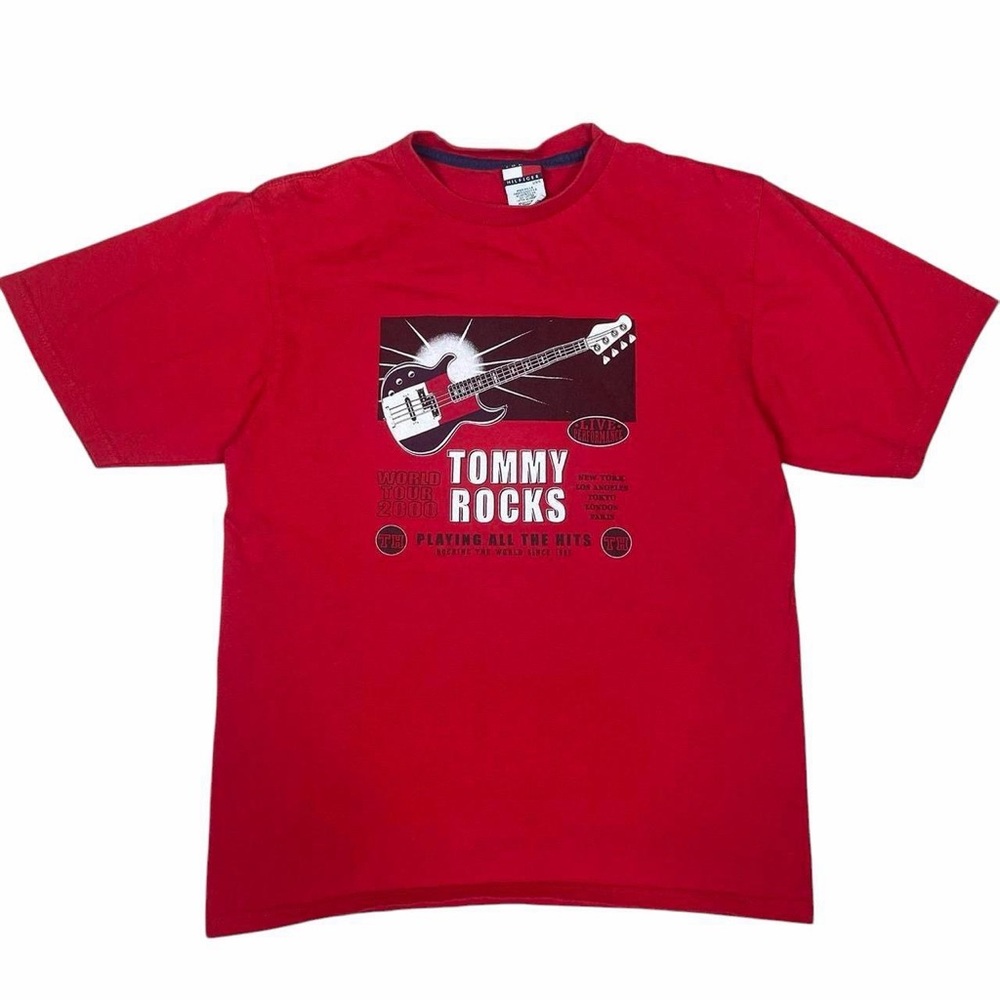Y2K Tommy Rocks World Tour 2000 Tommy Hilfiger Tee